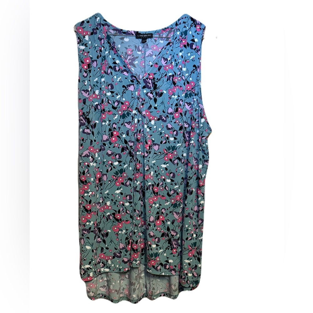 Lane Bryant Floral Sleeveless Top